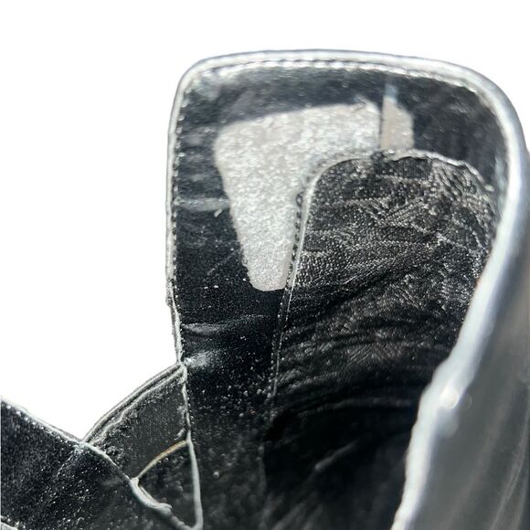 Cole Haan Abbot Chelsea Pull On Block Heel Black Leather Bootie 9.5 - Picture 6 of 8